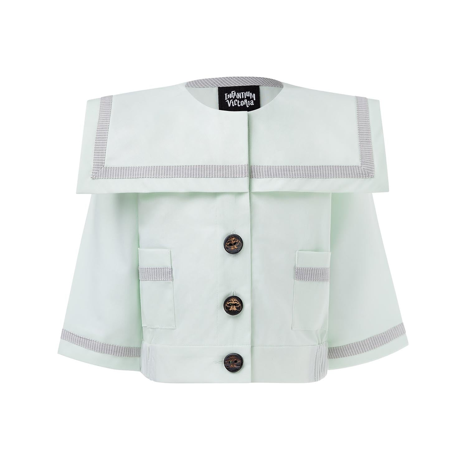 Infantium Victoria Mint Sailor Jacke Mint Baumwolle Baby