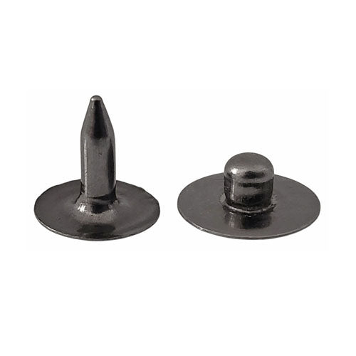 Kam Snaps Rivets Nieten Silber 50 Sets