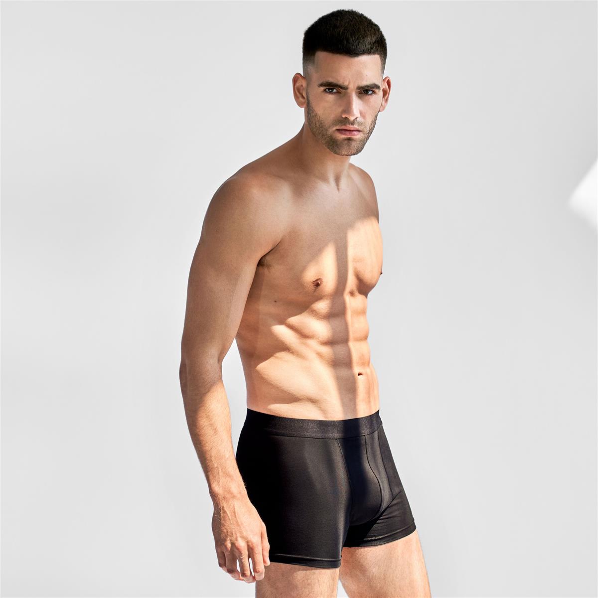 marlowe nature Men Boxer Brief Boxershorts 3er schwarz Bio
