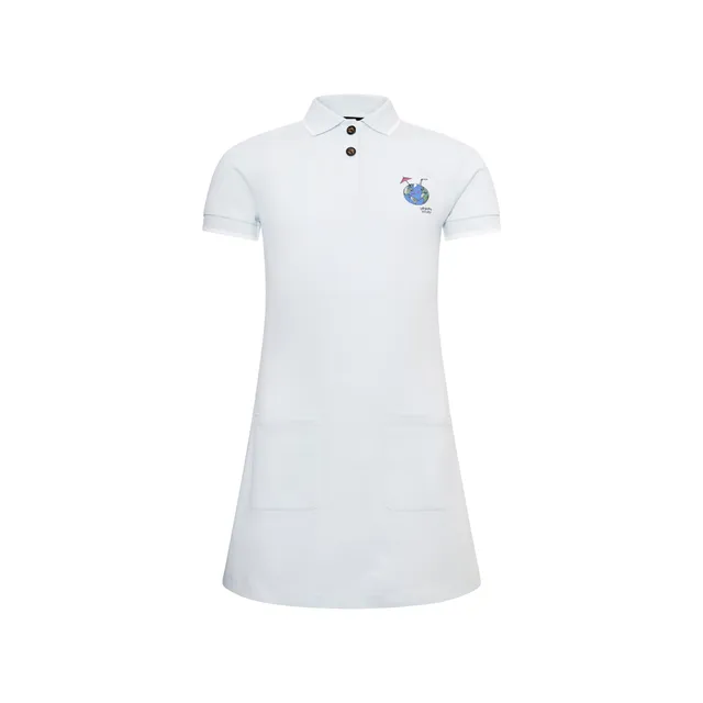 Infantium Victoria Polo Kleid blau Bio-Baumwolle GOTS