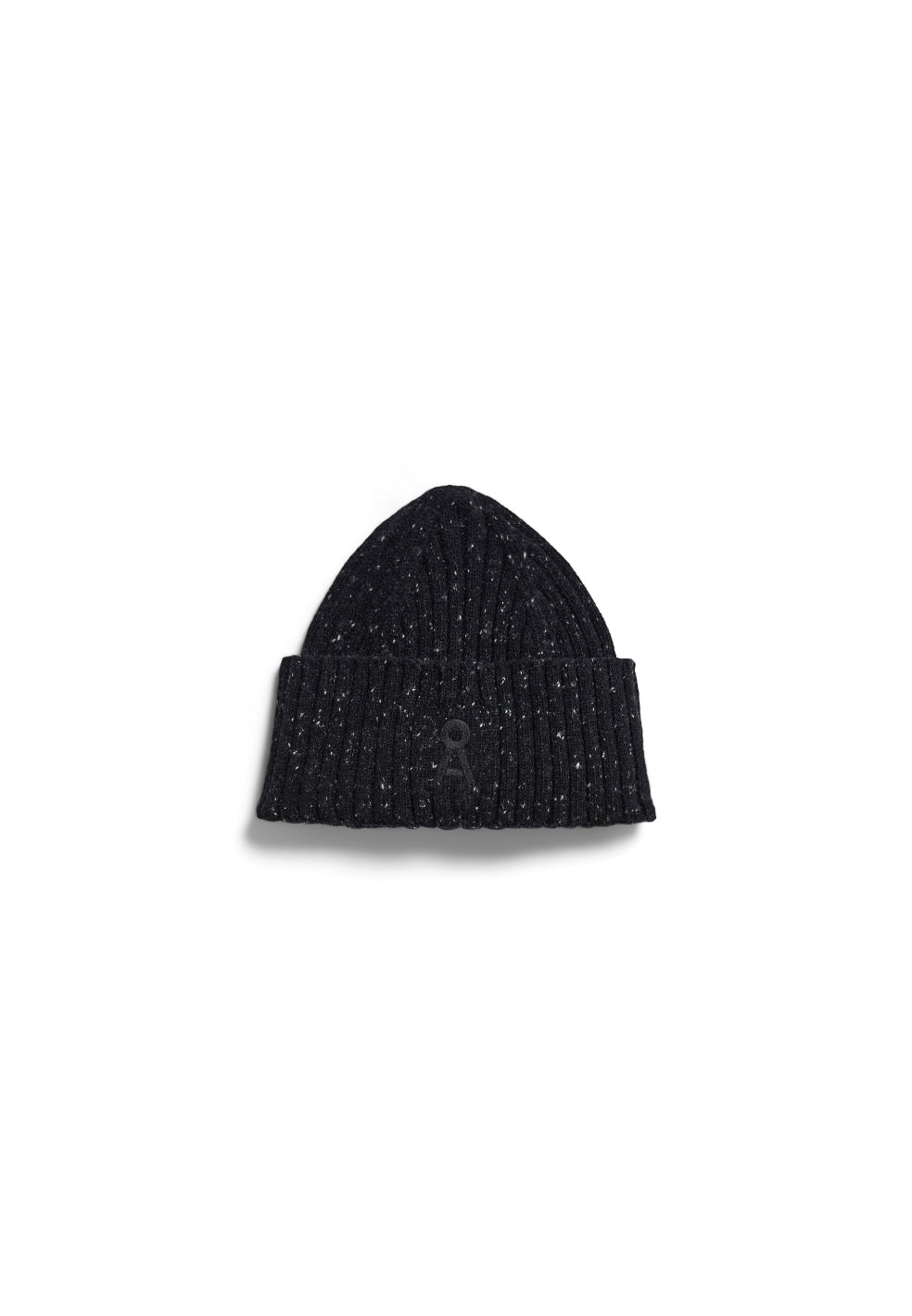 marlowe nature Tweed Knit Hat Strickmütze black tweed One Size Bio