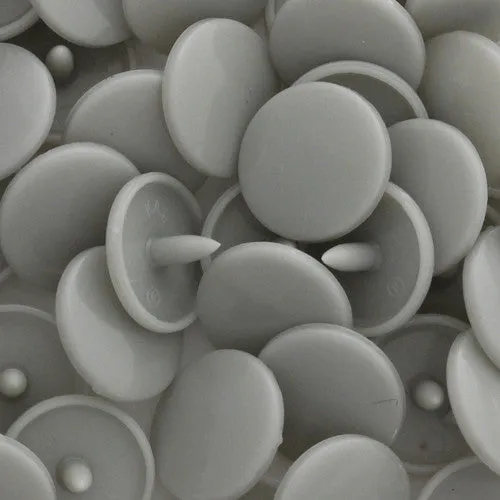 Kam Snaps B24 Light Gray Druckknöpfe 1000 Sets glänzend