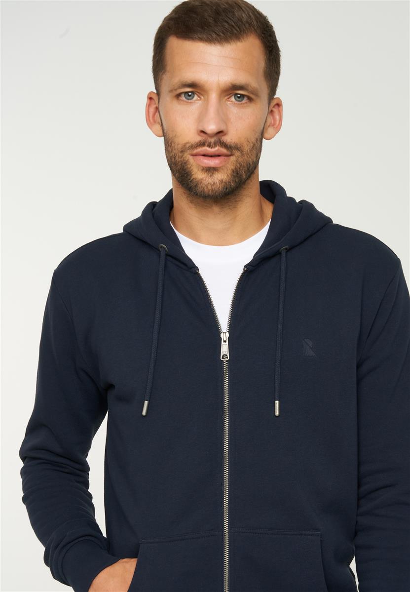 marlowe nature Birch Sweatjacke Bio-Baumwolle black