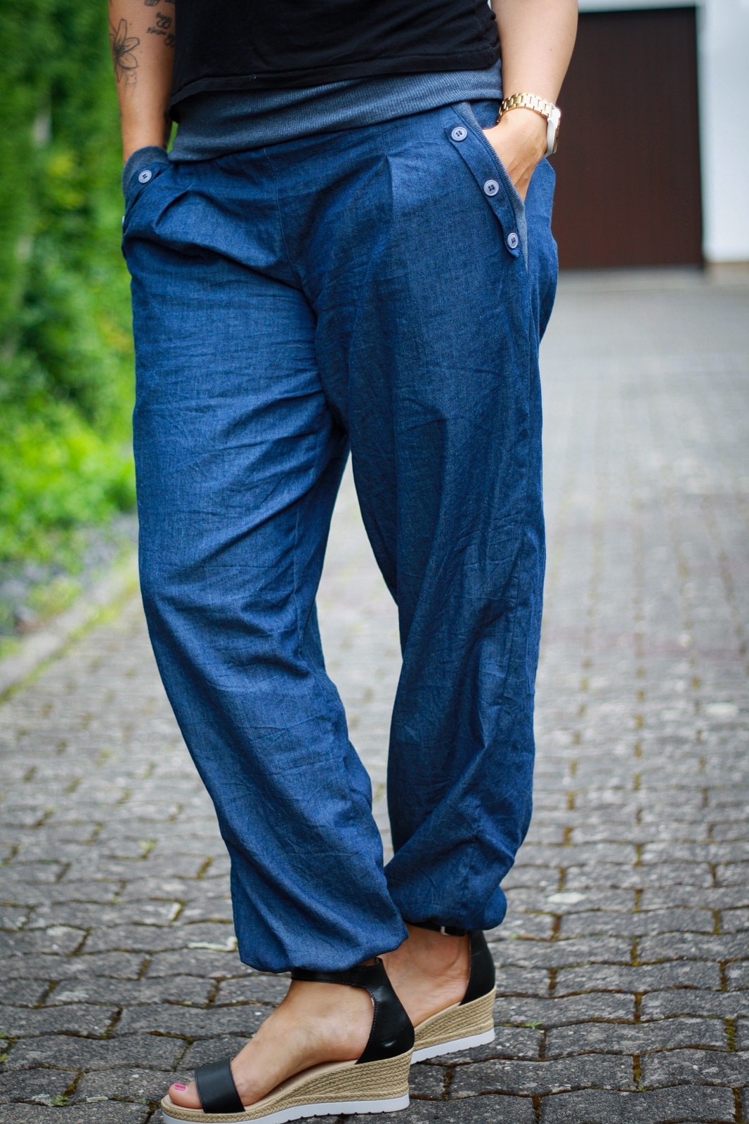 Schnittrebell Margo Hose Papierschnitt Gr. 34-54 Bauchbündchen