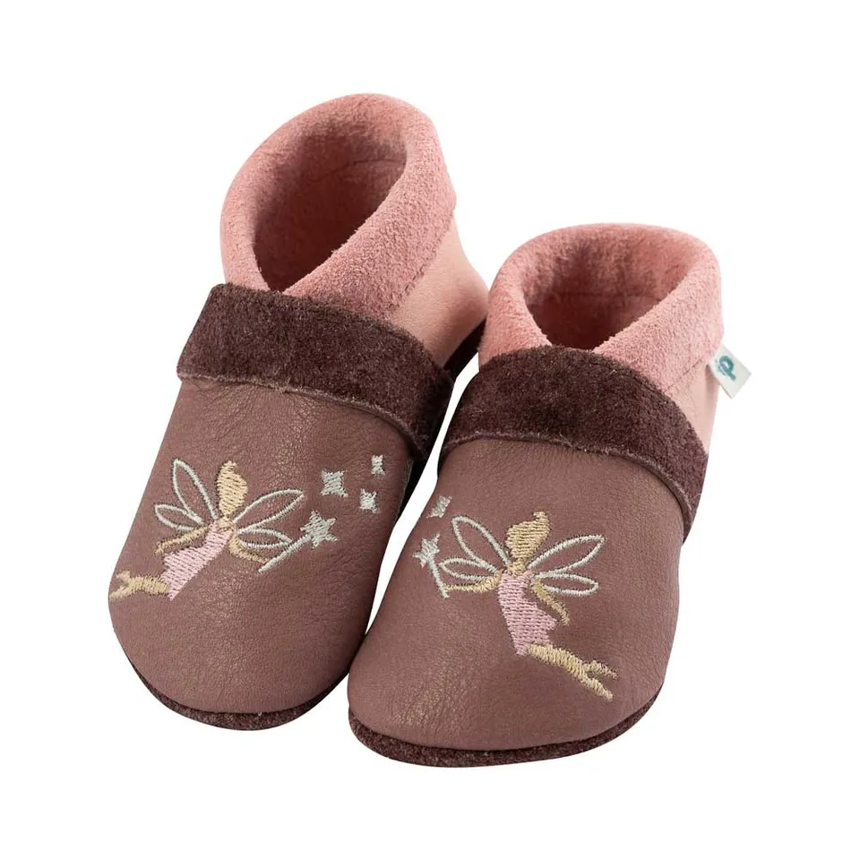Pantolinos Fee Barfußschuhe roseberry/rosa Leder