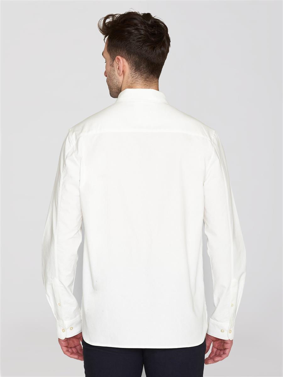 Marlowe Nature Harald Small Owl Oxford Hemd bright white M