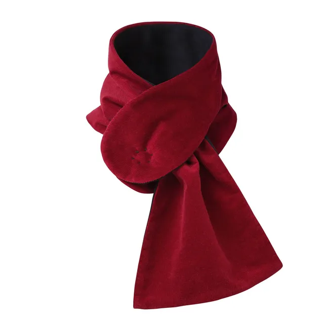 Infantium Victoria Red Corduroy Scarf Schal rot One Size Cord