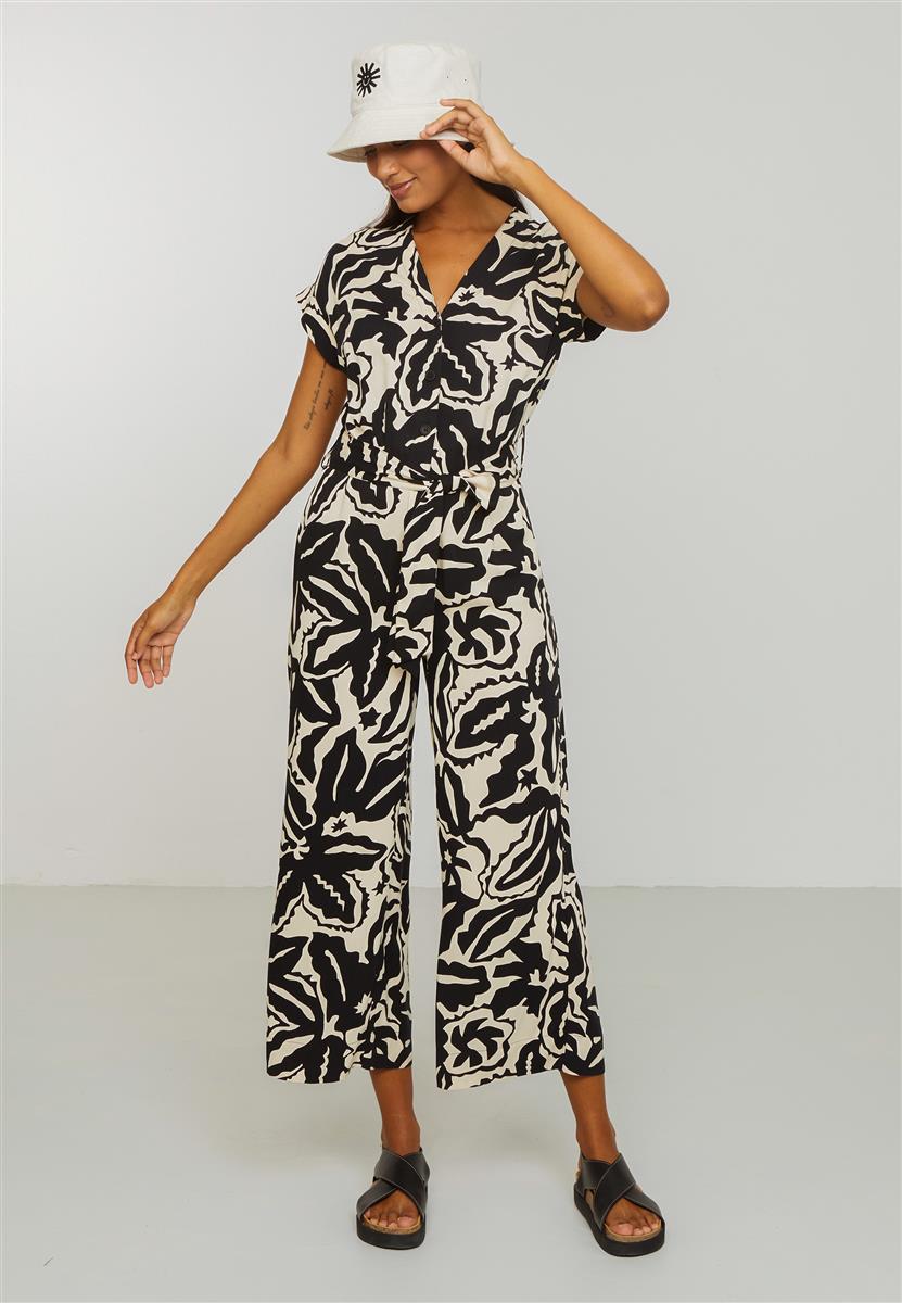 Marlowe Nature Dianella Botanical Jumpsuit schwarz XS Viskose