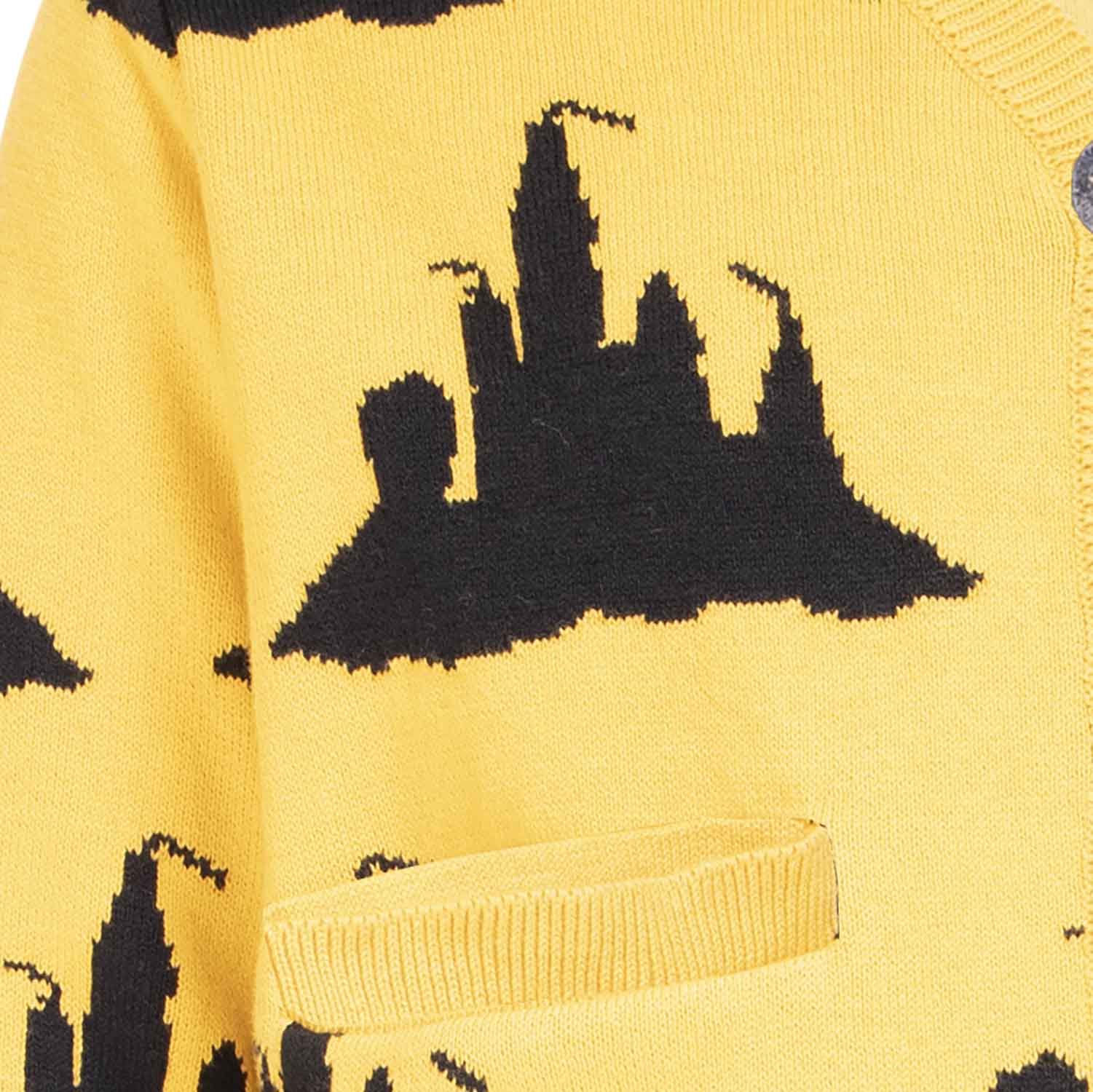 Infantium Victoria Sandcastle Cardigan 116 gelb Bio-Baumwolle