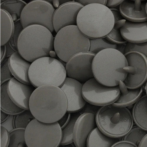Kam Snaps Plastic Snaps B60 Druckknöpfe dunkelsilber 50 Sets