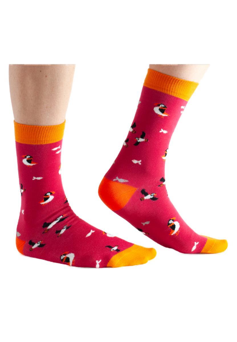 marlowe nature Puffin klein Socken blue1 36-40 Bambus-Mix
