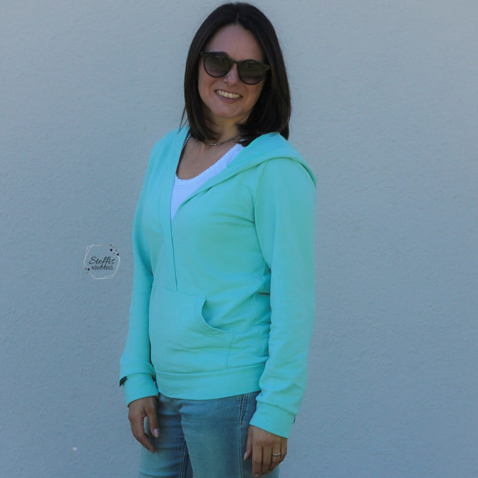 Moeve Design Hoodie Bequem Schnittmuster Damen Gr. 32-52