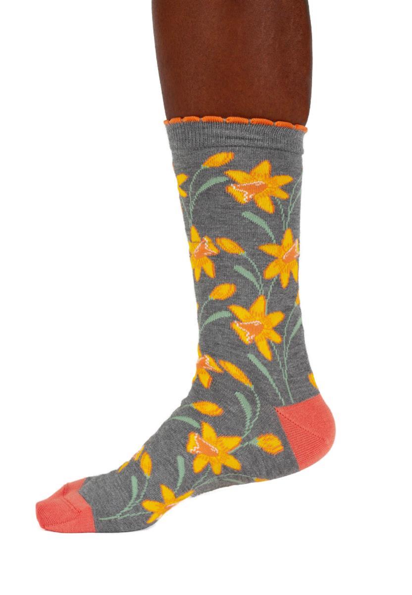Thought Birth Flower Socken Bambus holly 37-41
