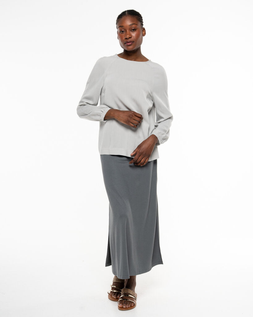 marlowe nature Raglanbluse Bluse opal Viskose Ecovero