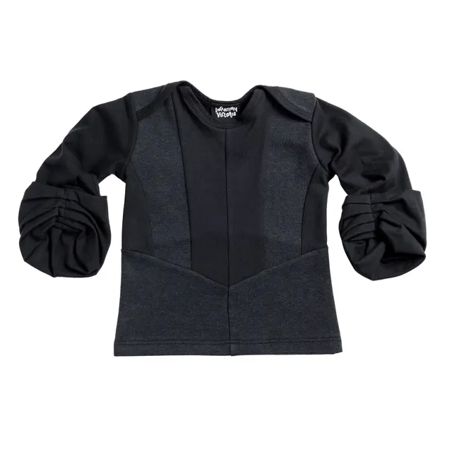 Infantium Victoria Corset Shirt Kinderhemd Schwarz 98 Baumwolle