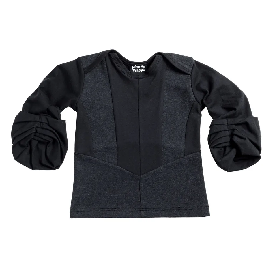 Infantium Victoria Corset Shirt Kinderhemd Schwarz 98 Baumwolle