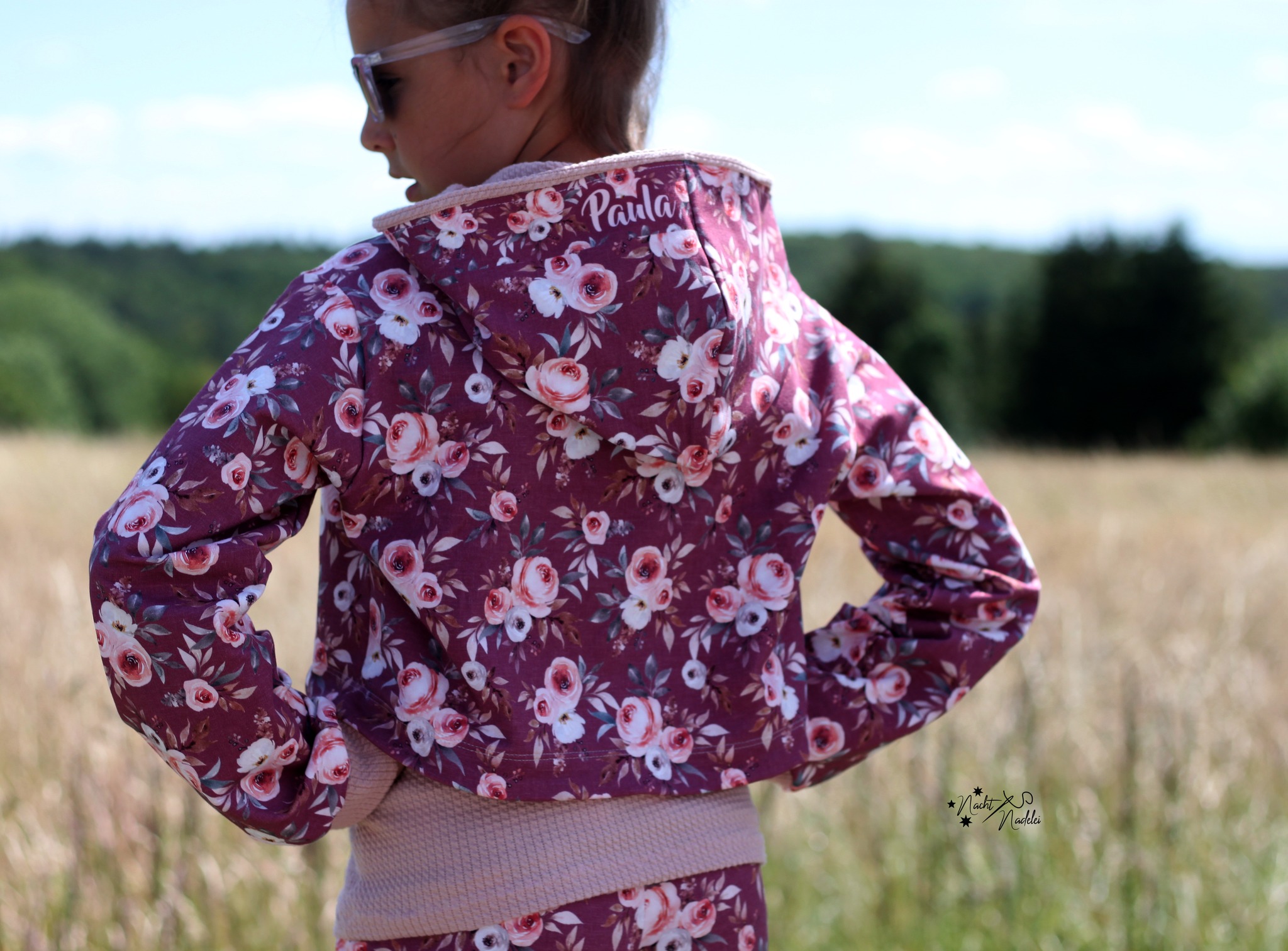 Schnittrebell Ebooks Cropped Hoodie Ella Schnittmuster Gr.92-164