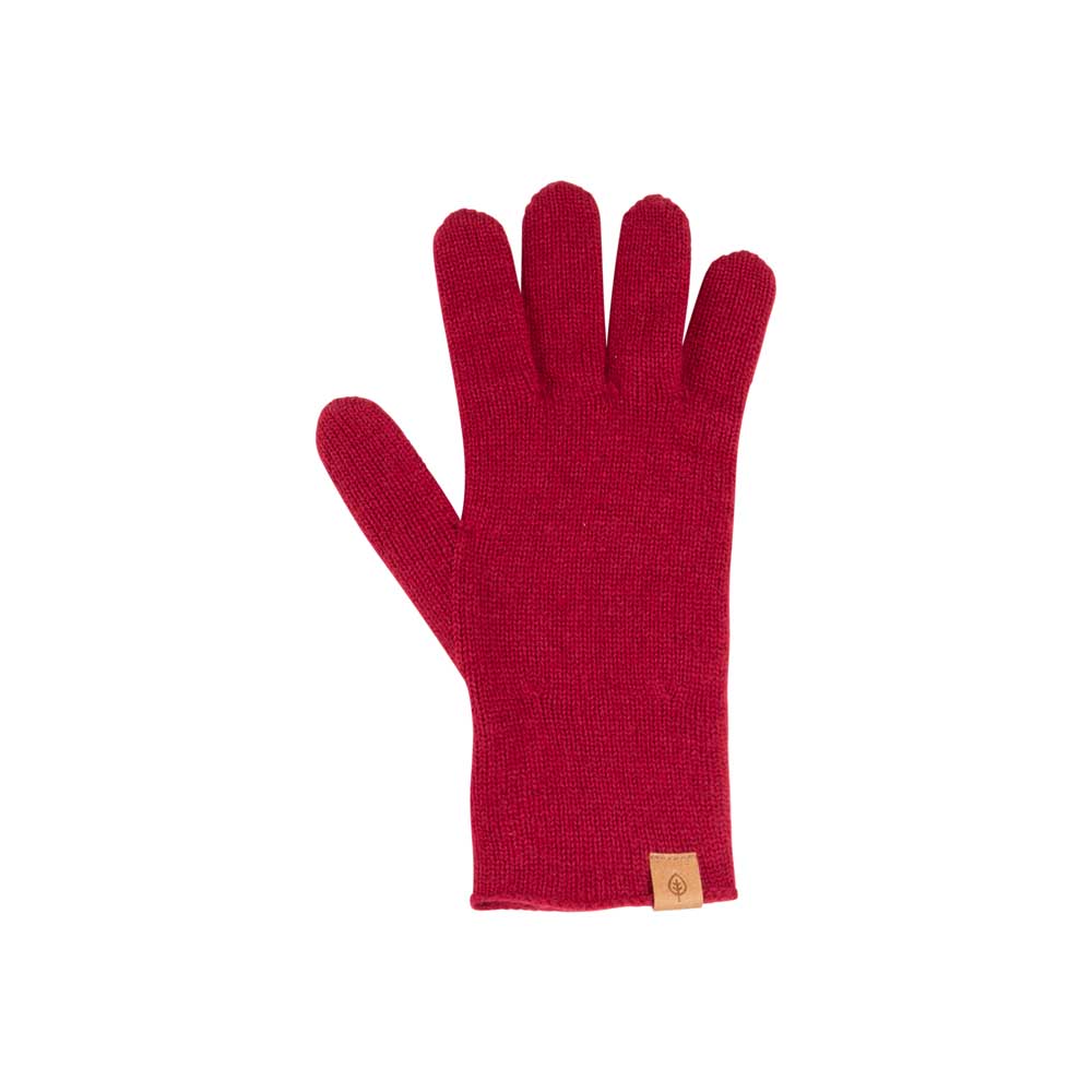 marlowe nature Kaschmir Handschuh Merino berry-red Gr.7