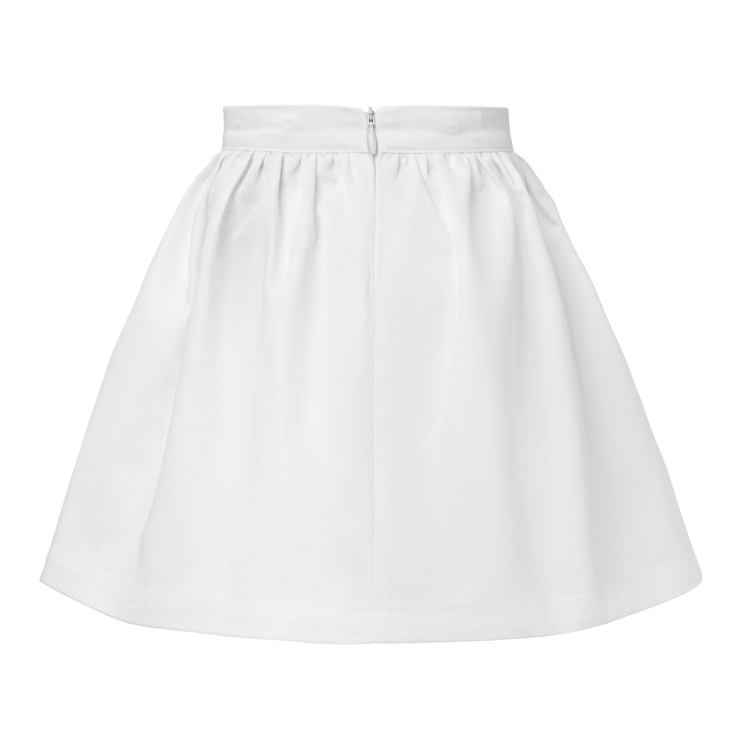 Infantium Victoria White Gabardine Rock Weiß Baumwolle