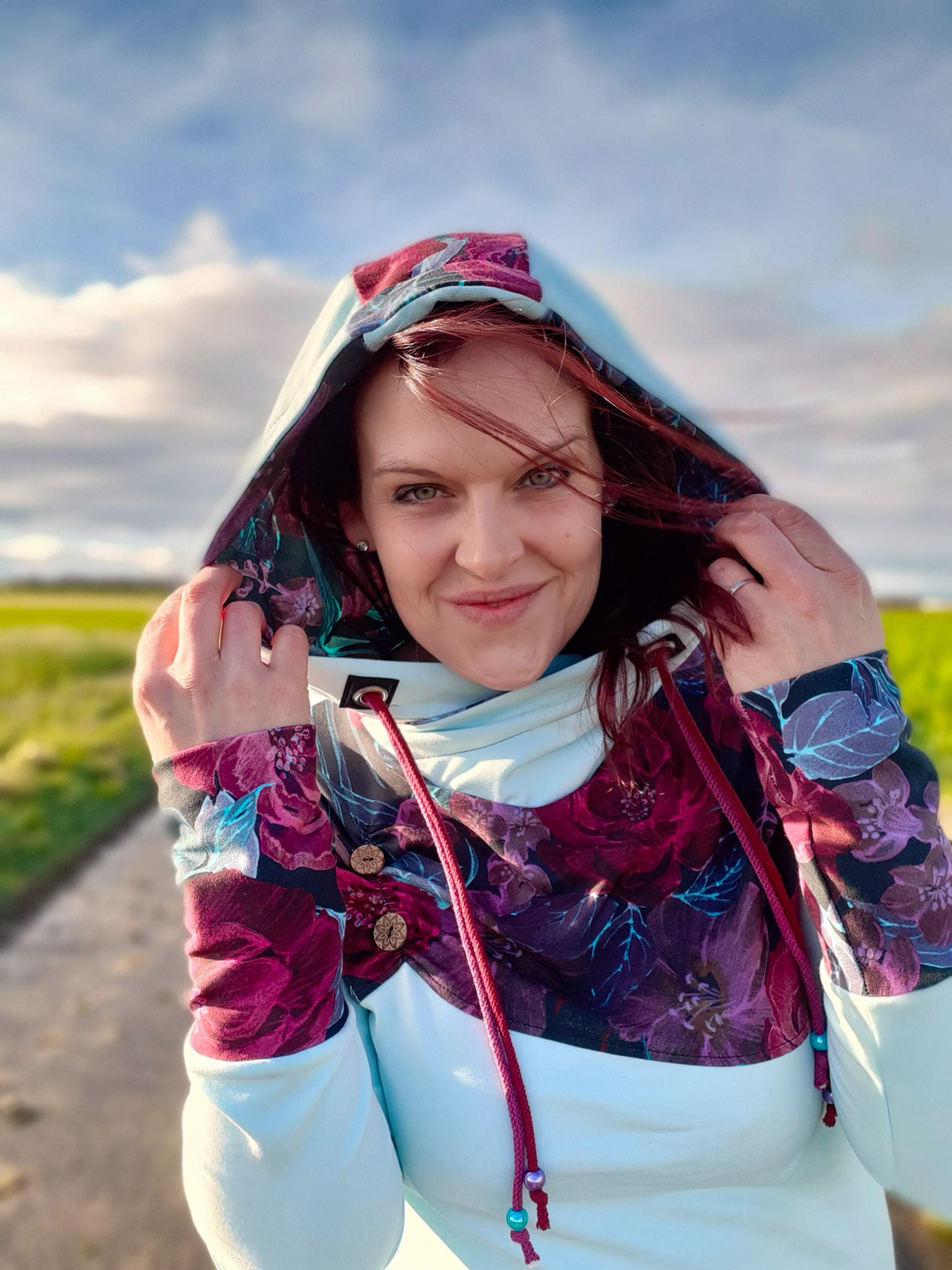 Schnittrebell Elise Hoodie Schnittmuster Ebook Gr.34-54 Crop