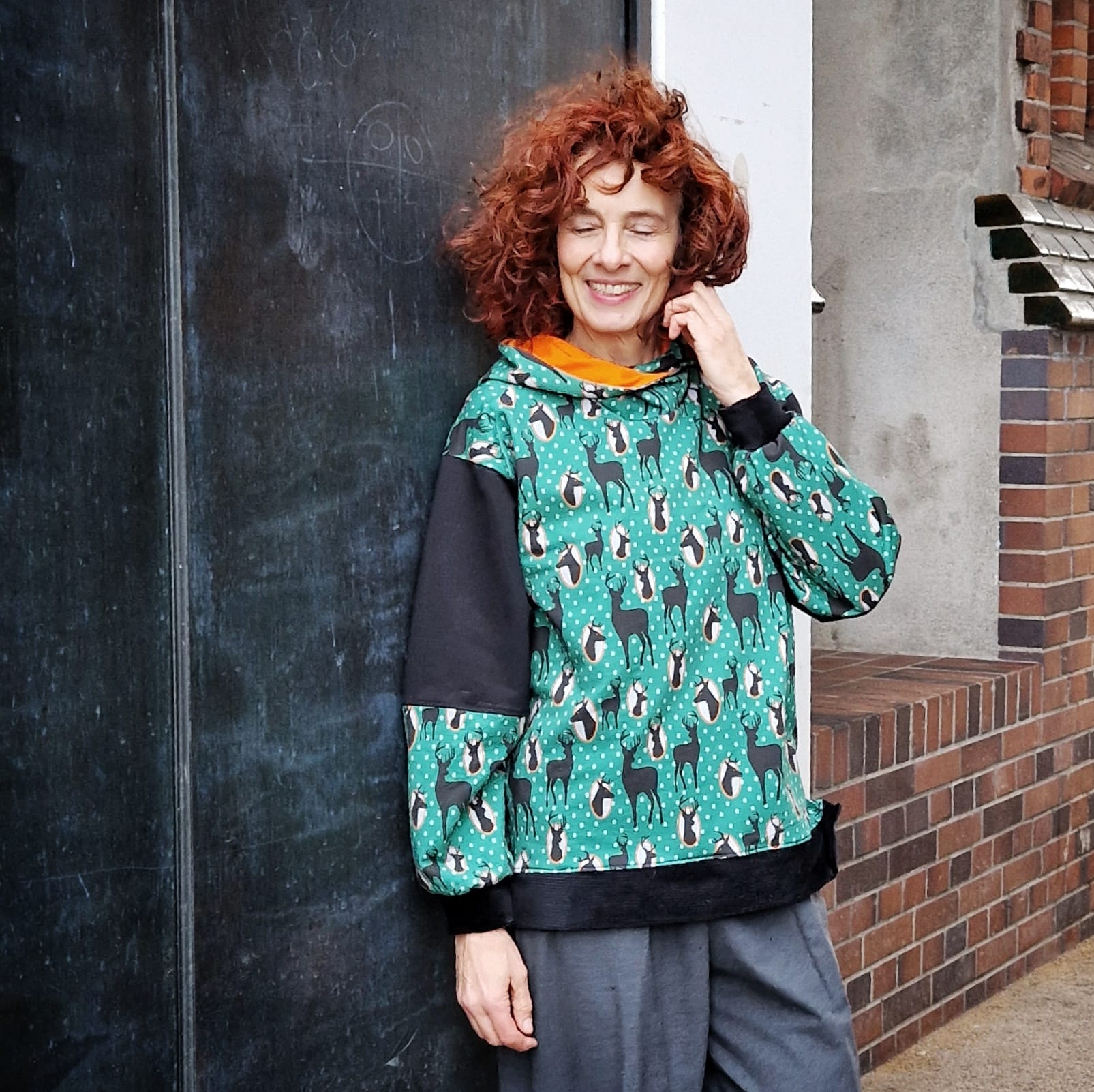 Schnittrebell Hudie Oversize Hoodie Papierschnitt Gr.34-54