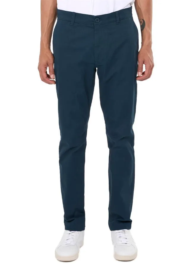 marlowe nature Luca Comfort Pant Chino black jet Bio-Baumwolle