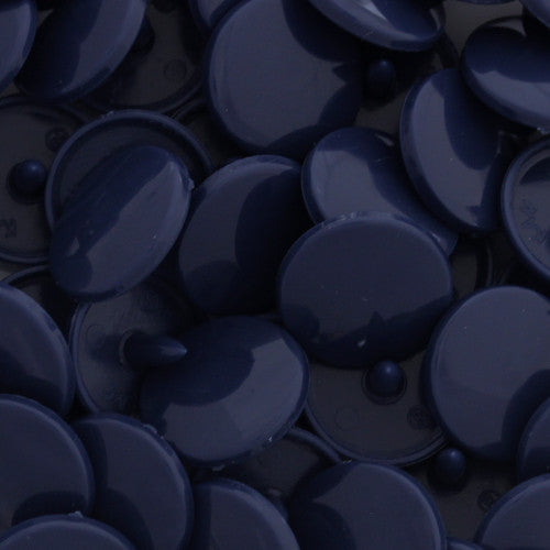 Kam Snaps Plastic Snaps D313 Druckknöpfe navy 50 Sets