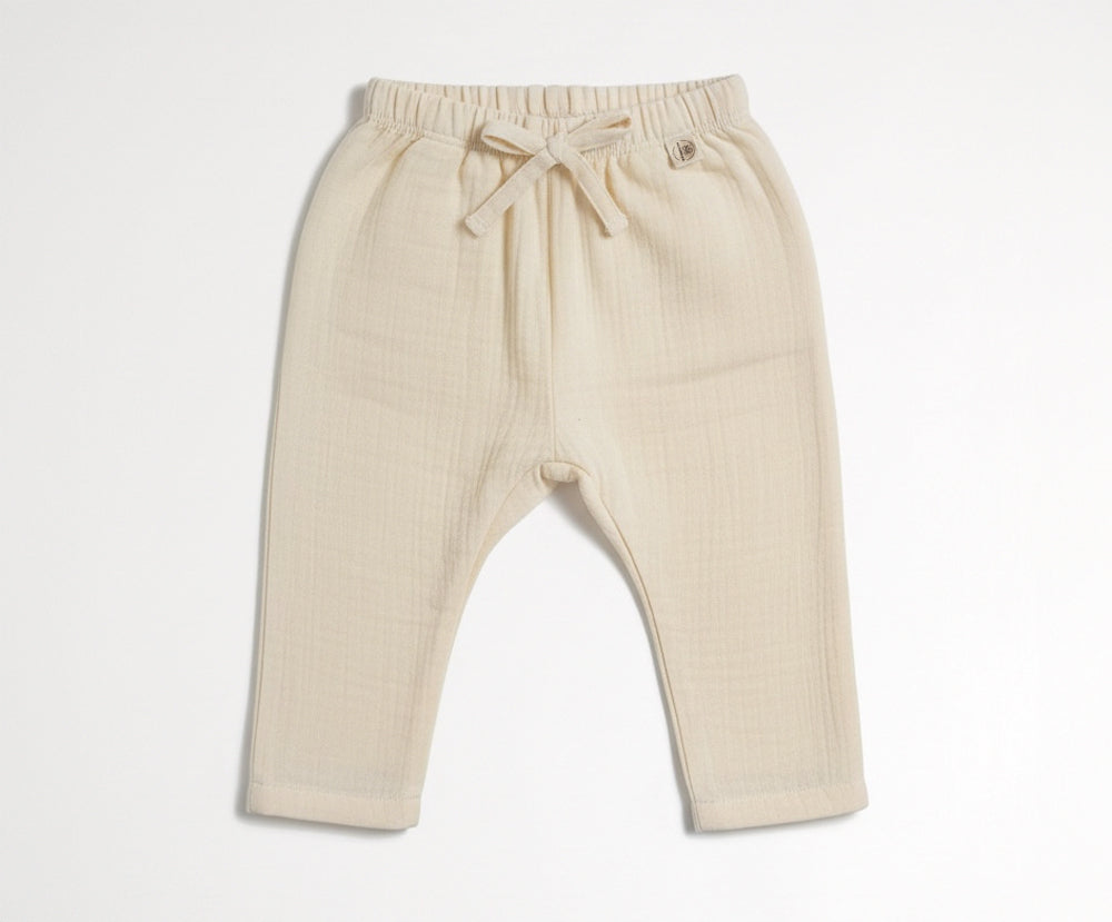 Naturkind Musselin Hose GOTS Baby Sommerhose Bio