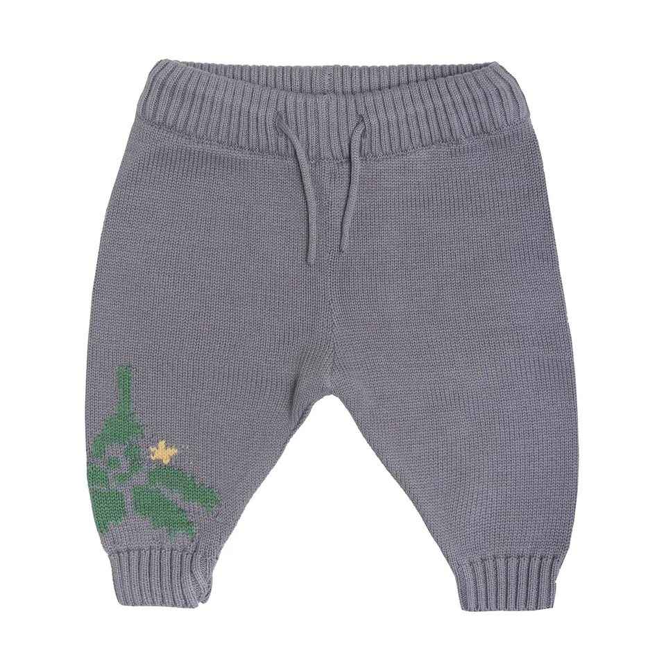 Infantium Victoria Baby Leggings Grau Bio-Baumwolle Gr 80