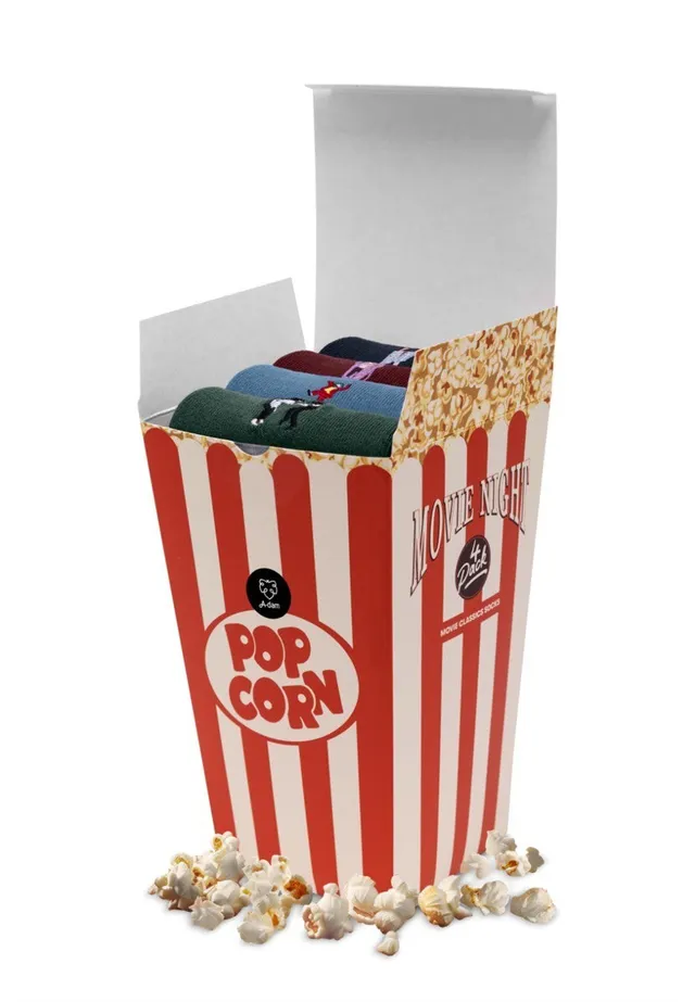 A-dam 4P Movie Night Socken multi 4 Paar Bio