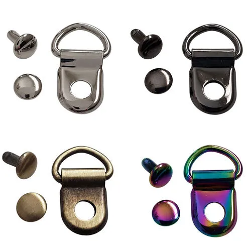 Kam Snaps Bag Hardware D-Ringe 10er Pack Silber 10mm