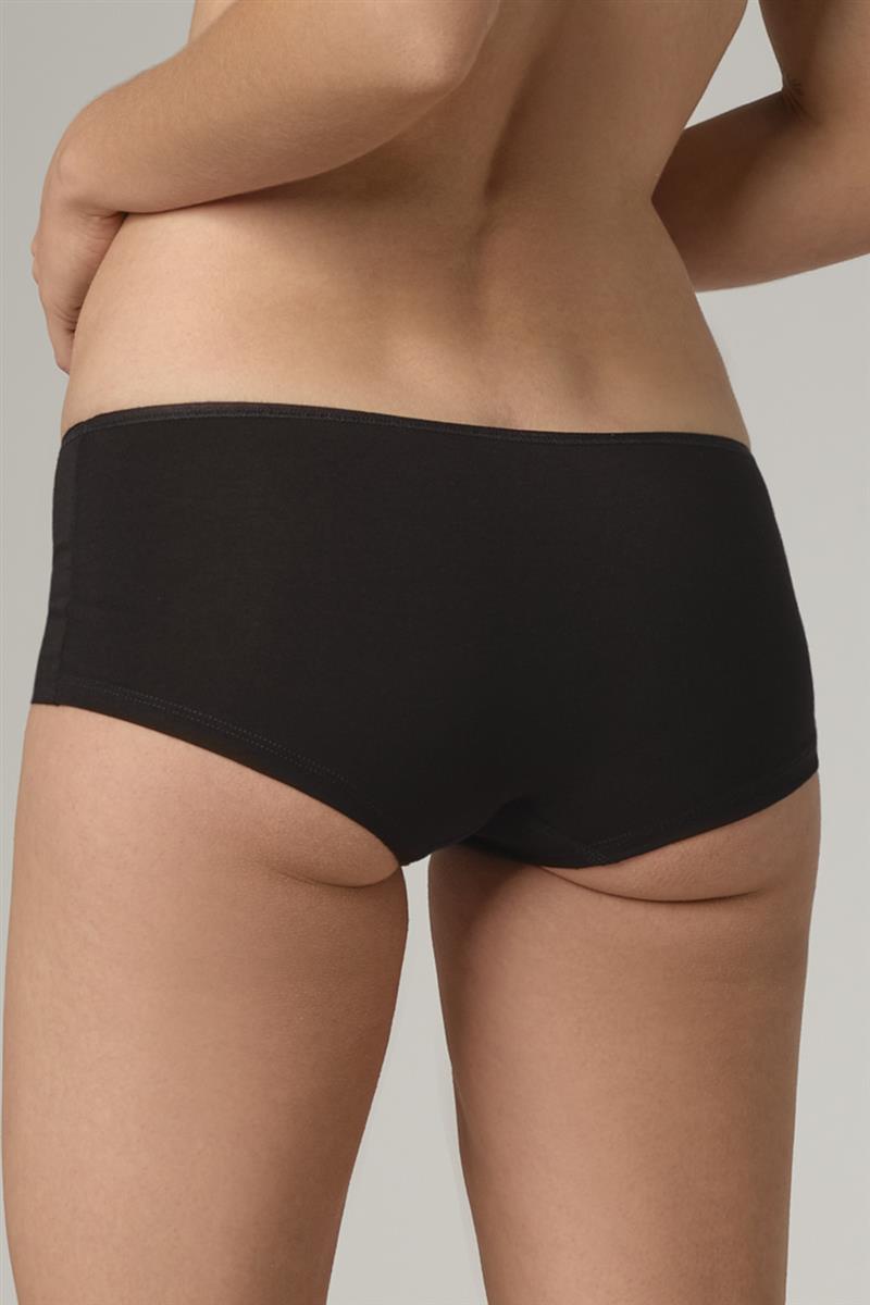 marlowe nature Wäsche Damen Panty Jazz Pants schwarz 40 Bio-Baumwolle
