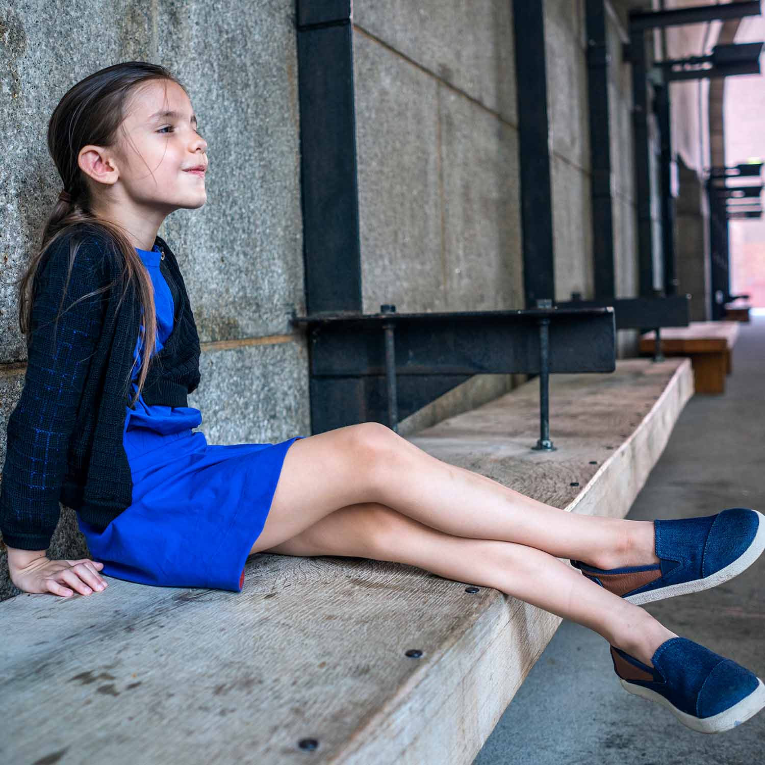 Infantium Victoria Bell Skirt Rock Cobalt Blau Baumwolle 80
