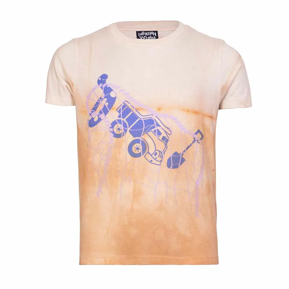 Infantium Victoria T-Shirt Kinder Orange 116 Zwiebelfarbe Bio