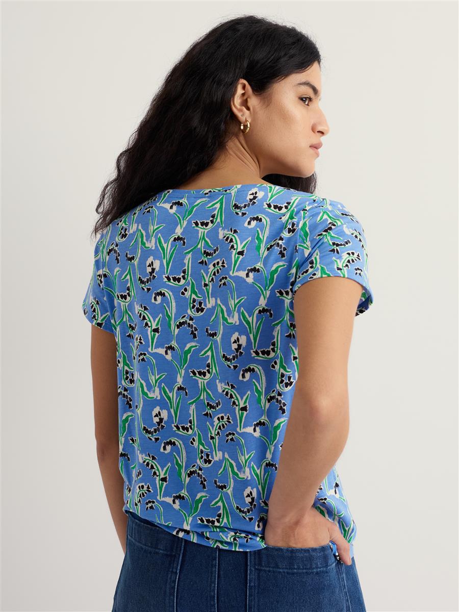 marlowe nature Appletree T-Shirt painty bluebell sail Bio-Baumwolle