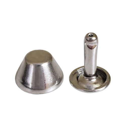 Kam Snaps Rivets Taschenfüße 12mm Silber 20 Sets Bodenschutz