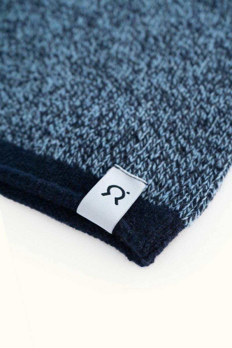 marlowe nature Cappello Vittorio Beanie mouliné-blue M