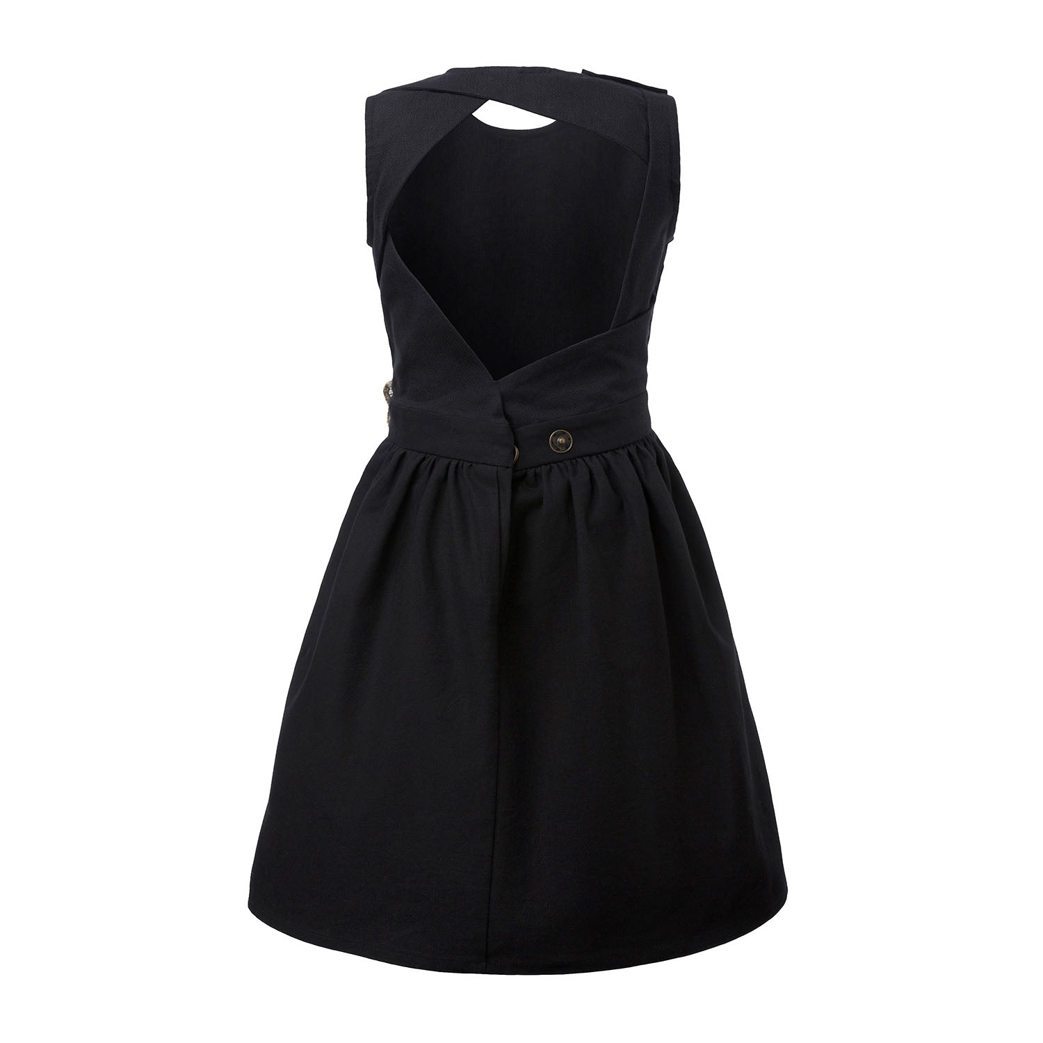 Infantium Victoria Black Dress Kleid schwarz Cutout 116 Baumwolle
