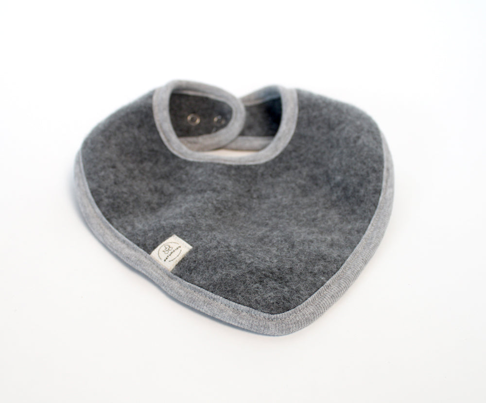 Naturkind Wollfleece Halstuch GOTS Merino Grau Uni