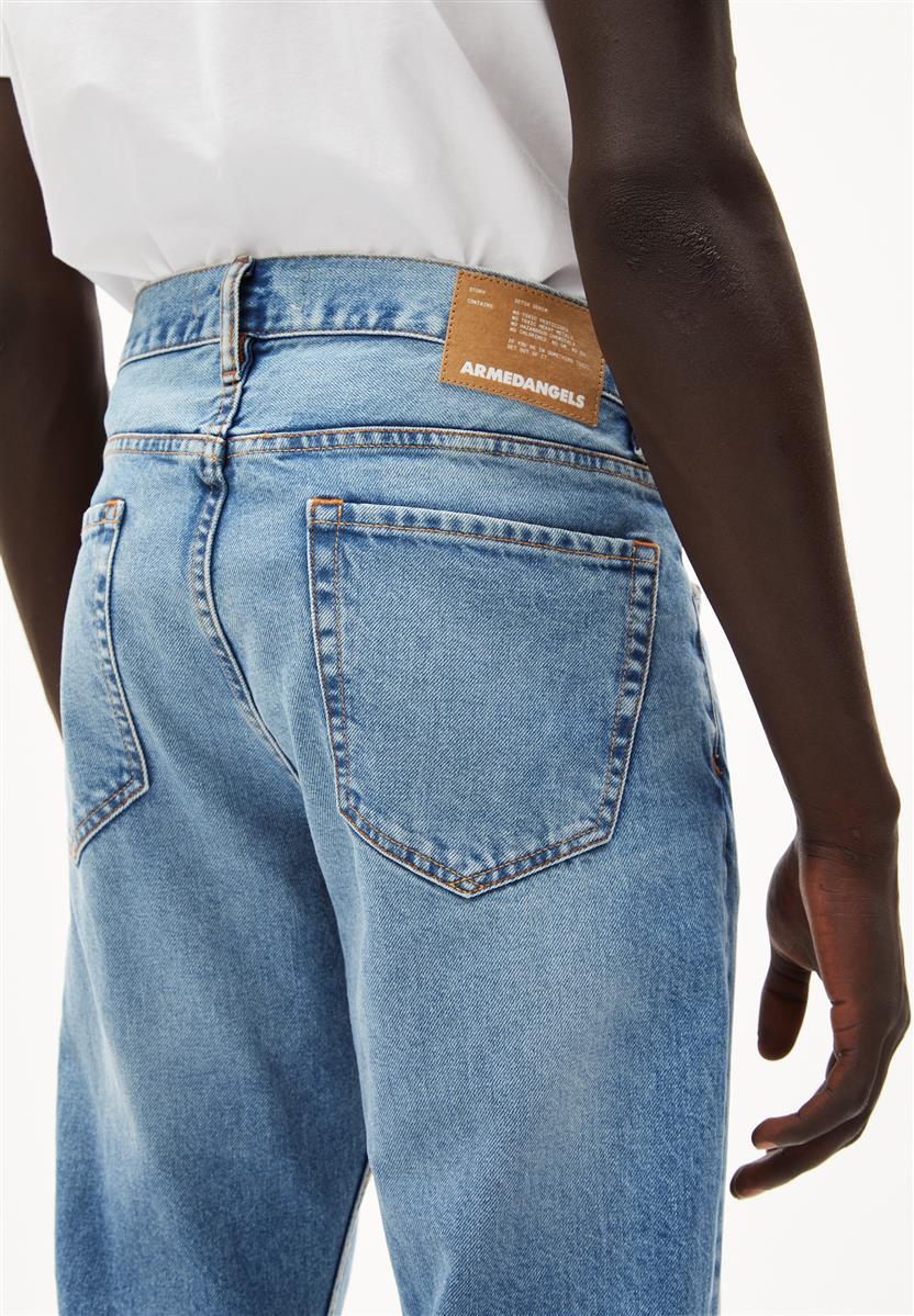marlowe nature Dylaano Jeans sprinkle blue Recycling-Baumwolle