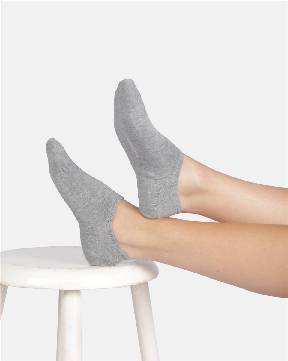 marlowe nature Womens Bamboo No-Show Socken 3 Pack multi 37-41