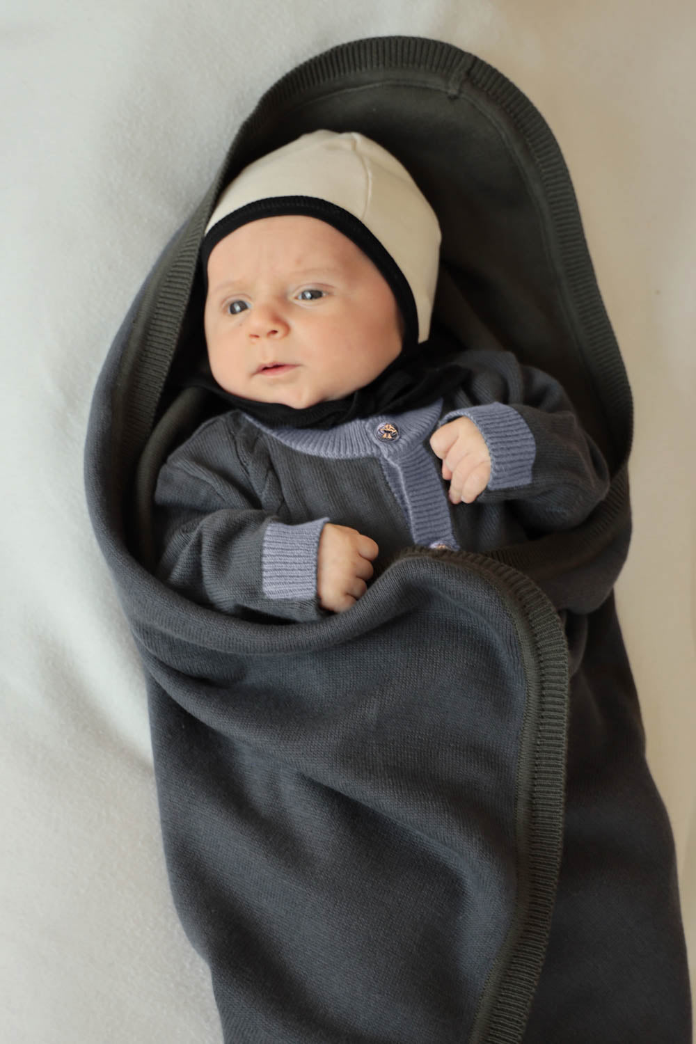 Infantium Victoria Baby Set 3-tlg. pfirsich Gr.50-56 Bio-Baumwolle