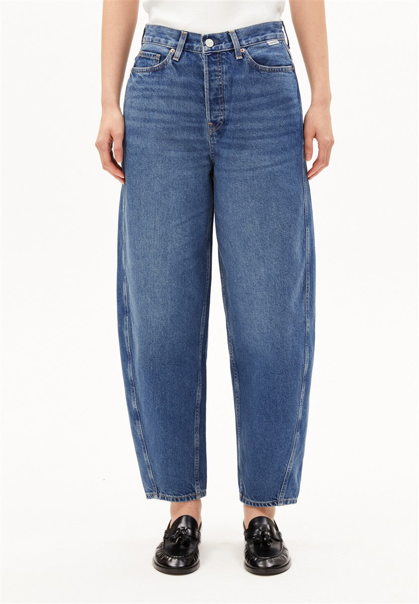 Marlowe Nature Baarly High Waist Barrel Jean crunchy