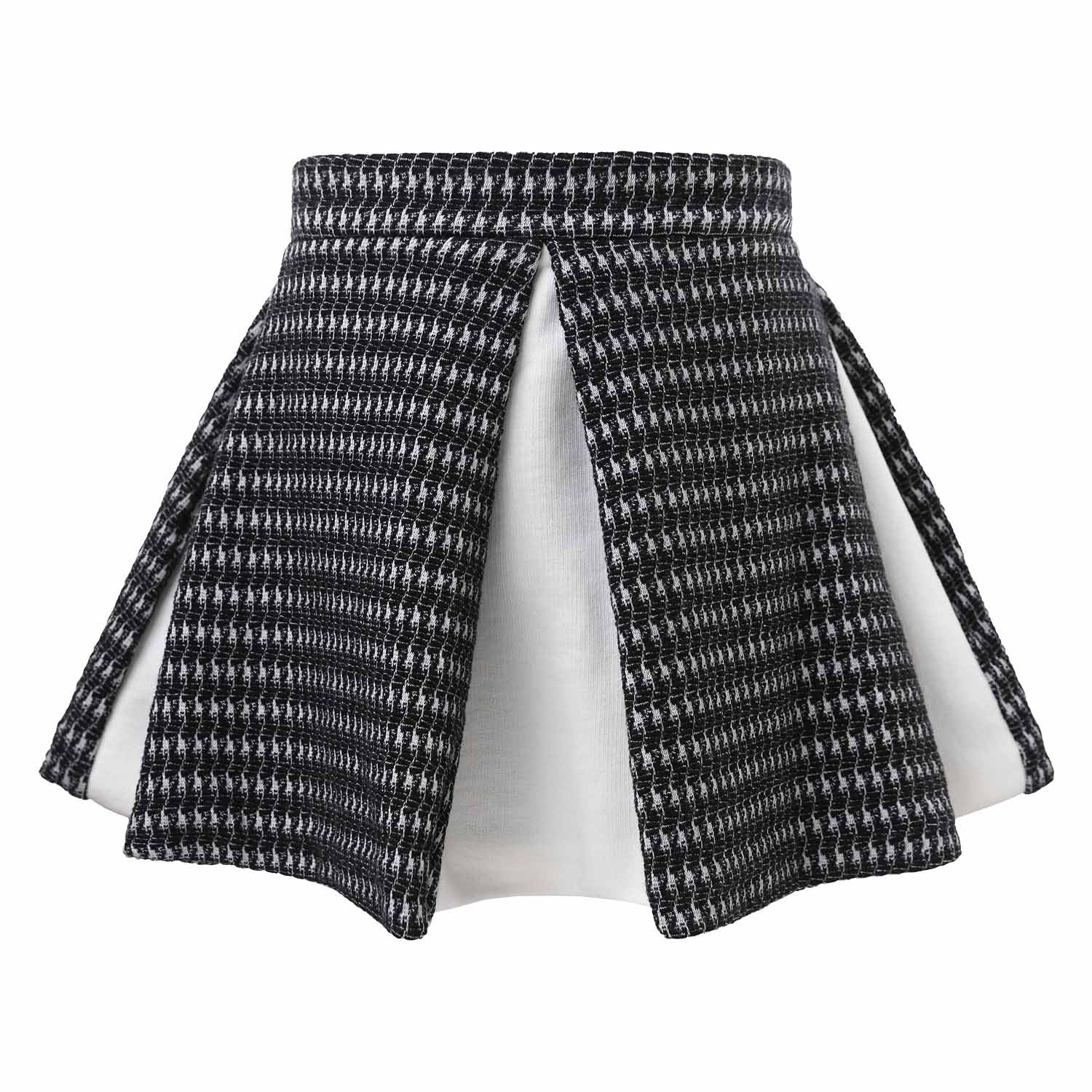 Infantium Victoria Circle Skirt Mädchenrock schwarz-weiß 104