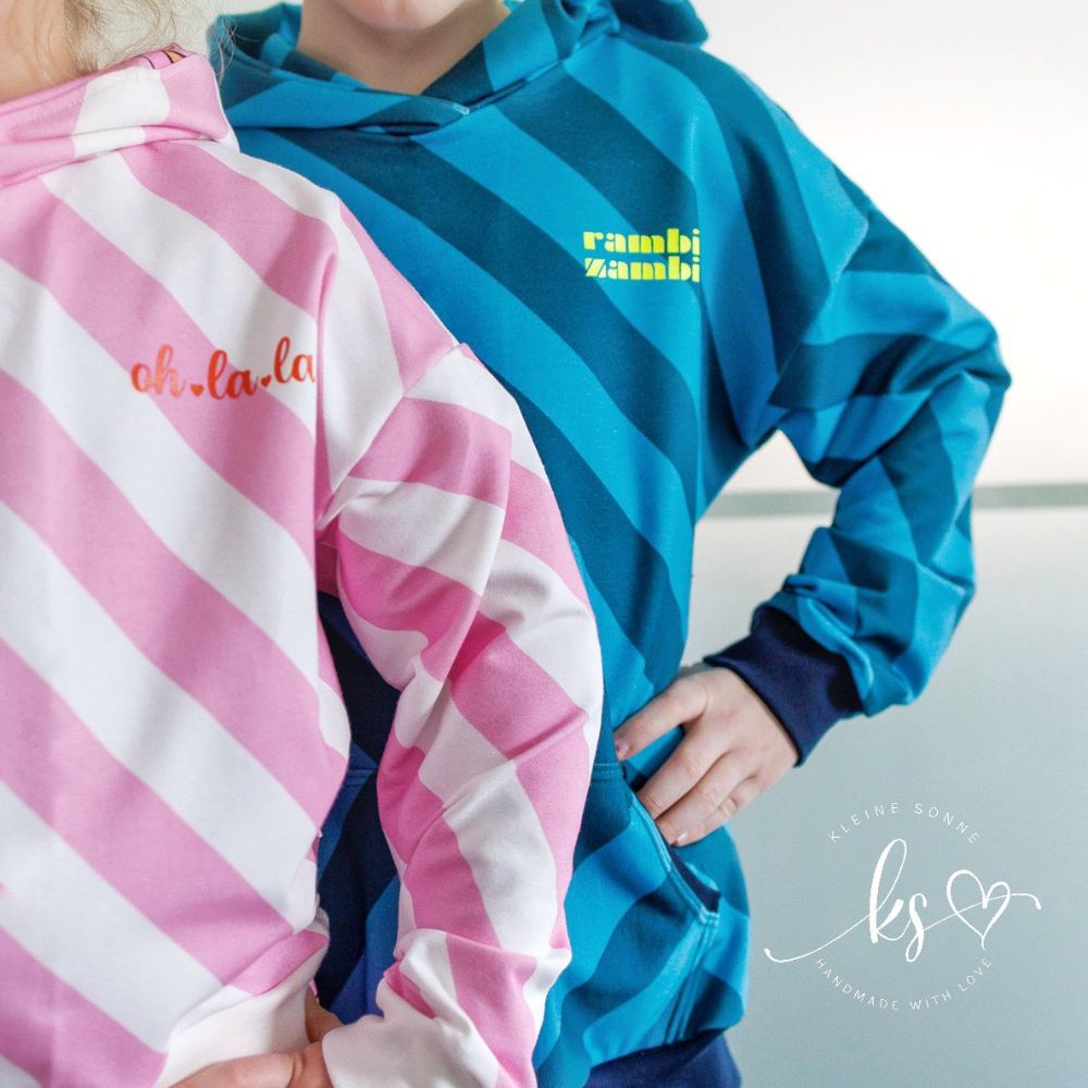 Moeve Design Mini Wiisshornblick Schnittmuster Hoodie Gr. 86-164