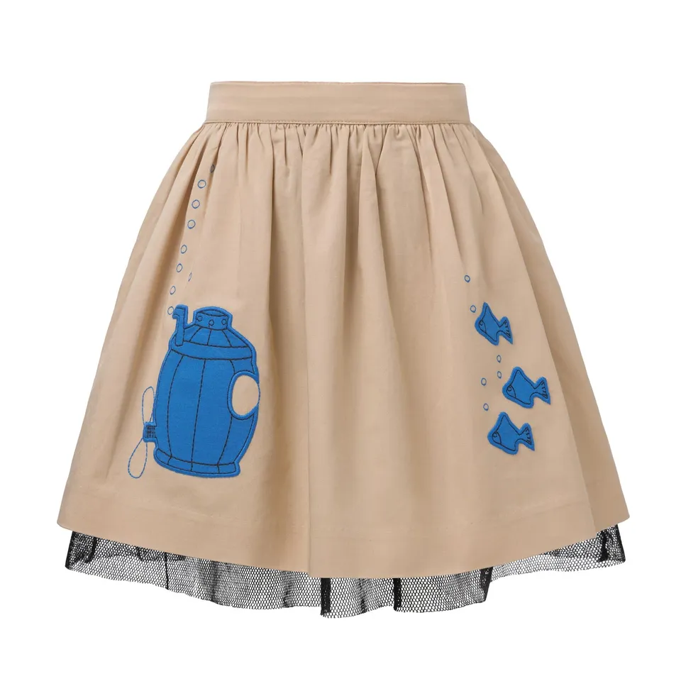 Infantium Victoria Beige Cotton Skirt U-Boot Baumwollrock Gr.92