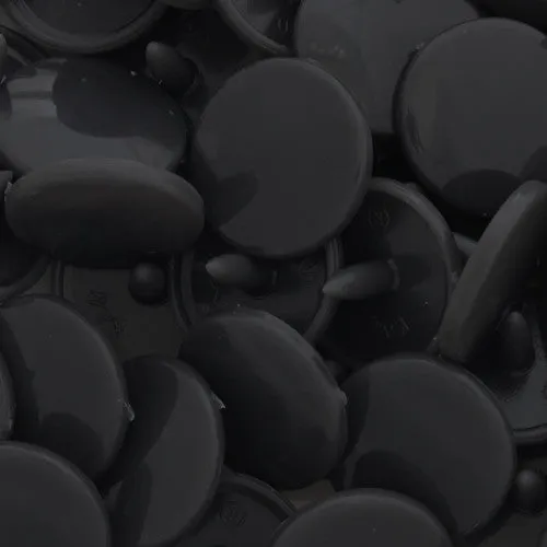 Kam Snaps Plastic Snaps B04 Druckknöpfe 1000 Kappen dunkelgrau