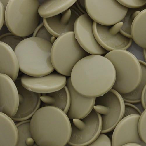 Kam Snaps Plastic Snaps B25 Tan Gr.20 extralang glänzend 50 Sets
