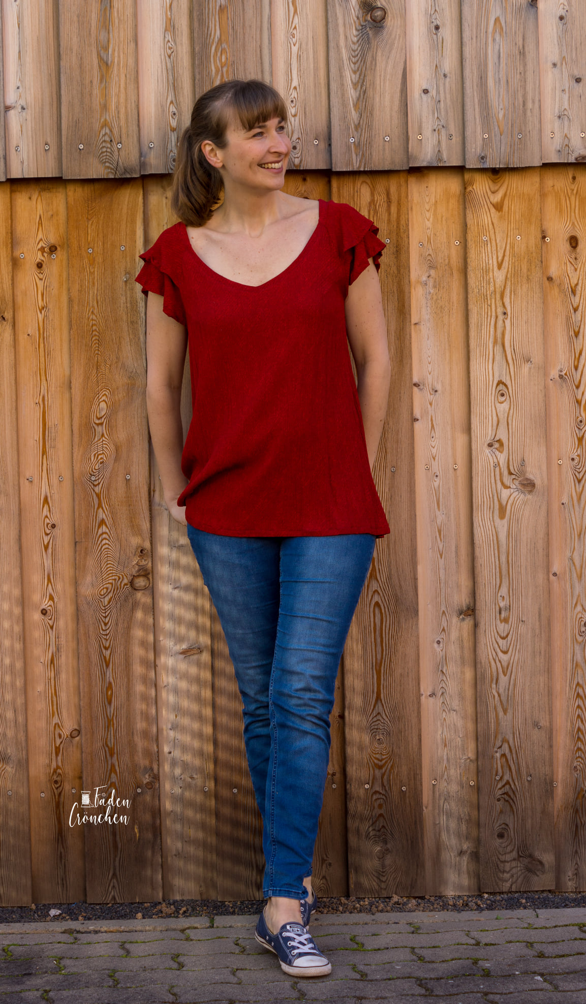 Schnittrebell Anouk Bluse Papierschnitt 34-52 Webware