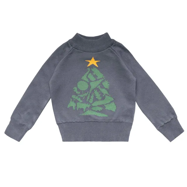 Infantium Victoria Baby Pullover Grau 68 Preloved Baumwolle